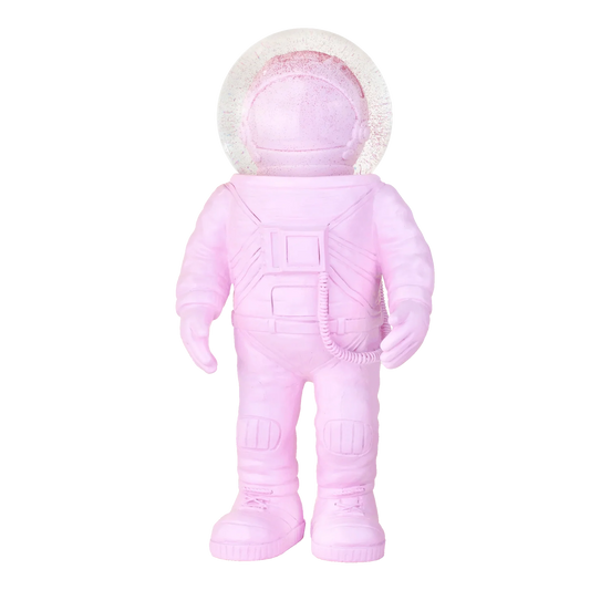 boule a neige astronaute geant rose donkey