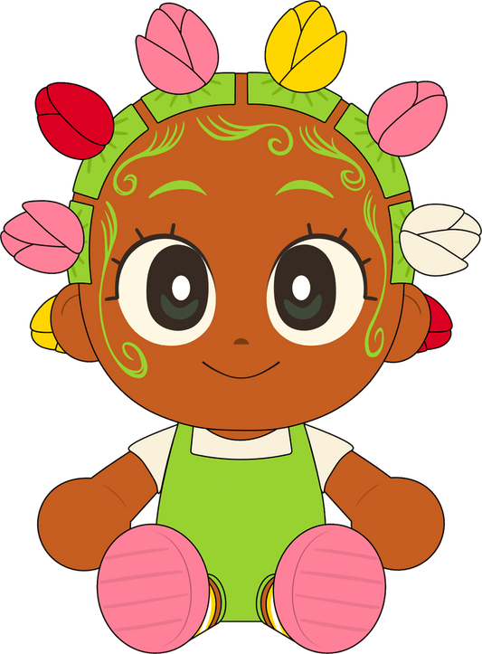 Tulpen-Bantu-Knots Plüsch (23 cm)