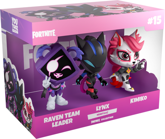 Raven Team Leader, Lynx & Kimiko Minitooz