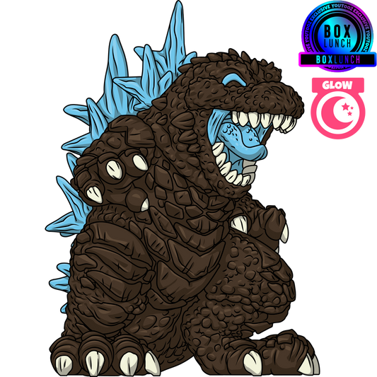 Im Dunkeln leuchtender Godzilla Minus One