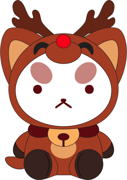 Reindeer Puppycat Plush (9in)