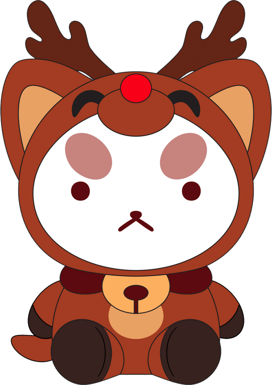 Rentier-Puppycat-Plüschtier (23 cm)