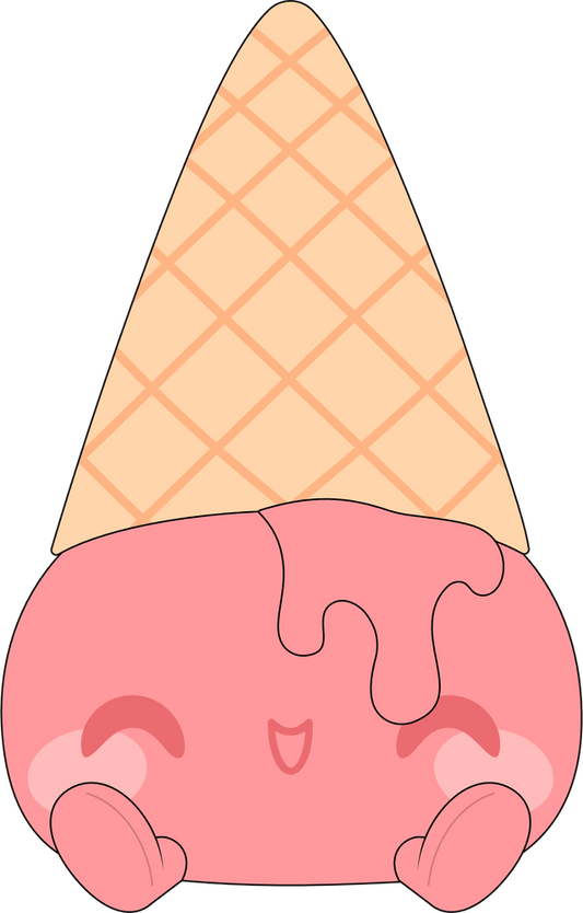 Eiscreme-Plüschtier (23 cm)