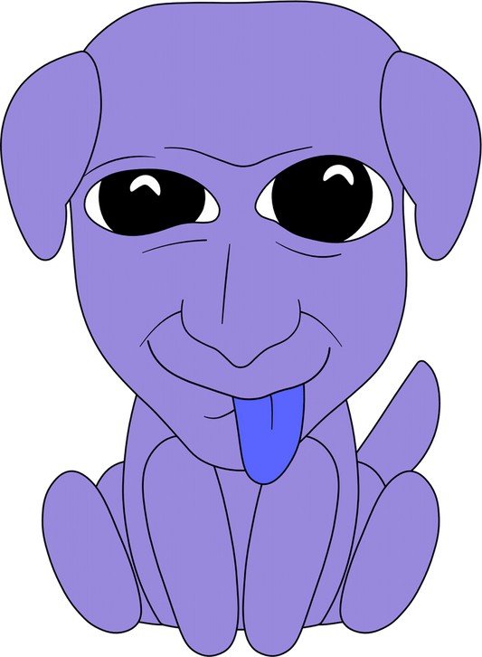 Hund-Oni Plüschtier (23 cm)