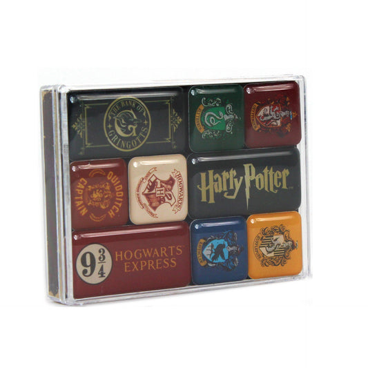 9er-Set Harry Potter Epoxidharz-Magnete - Häuser