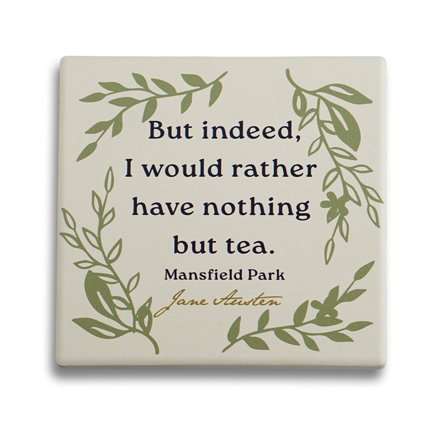 Sous-verre en céramique Jane Austen - Mansfield Park