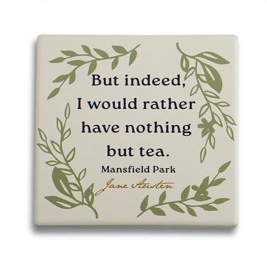 Sous-verre en céramique Jane Austen - Mansfield Park