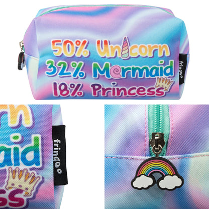 Kosmetiktäschchen – Einhorn Meerjungfrau Prinzessin