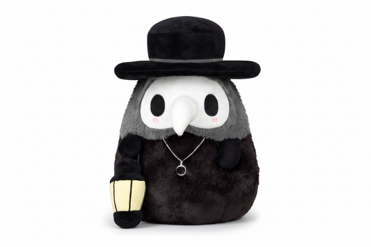 Mini-Plüschtier: Kuscheliger Pestdoktor