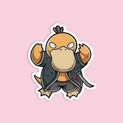 Samurai Eend Sticker