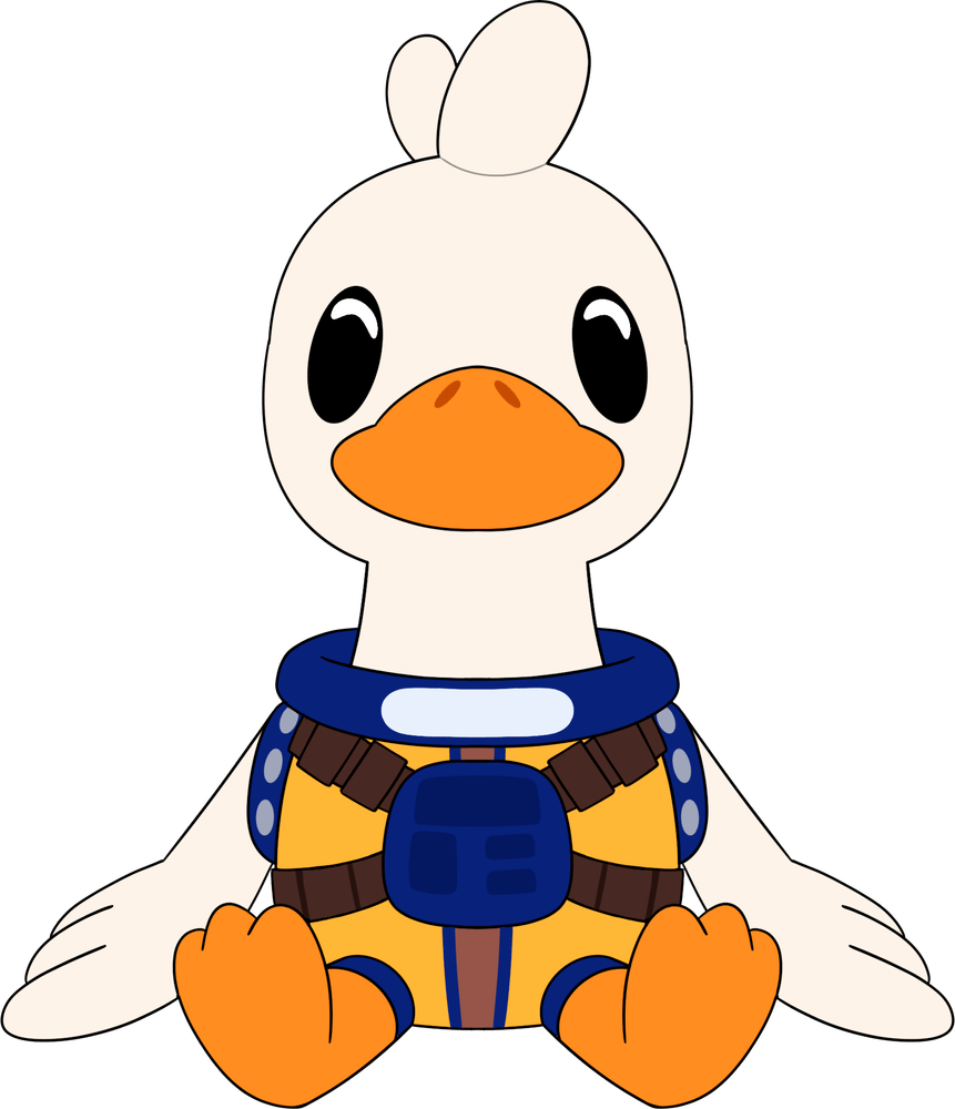 Doug die Ente Plüschtier (23 cm)