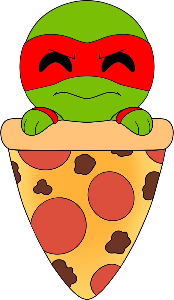 Raphael Pizza Plüschtier (23 cm)