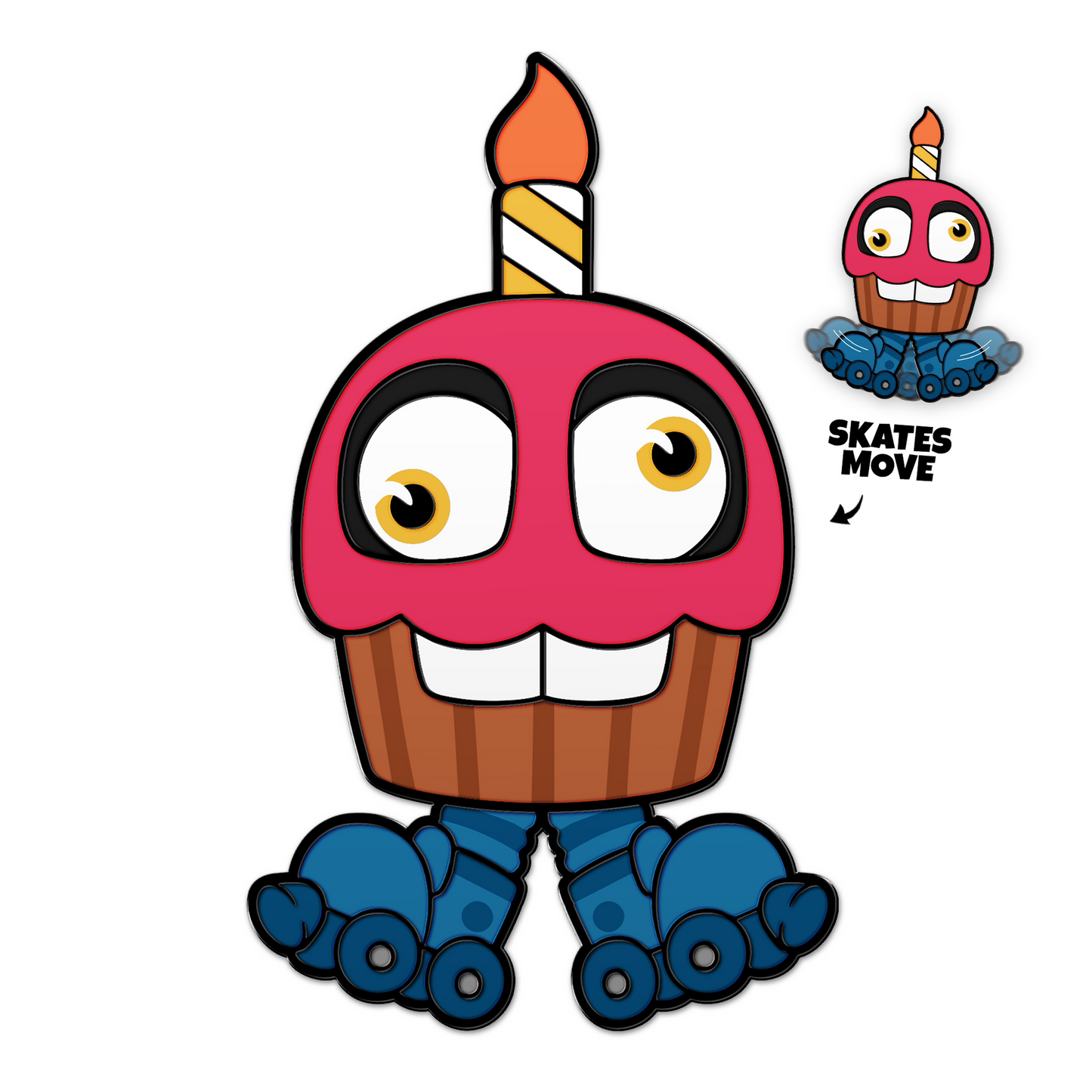 Anstecknadel „Party Mr. Cupcake Bobble“