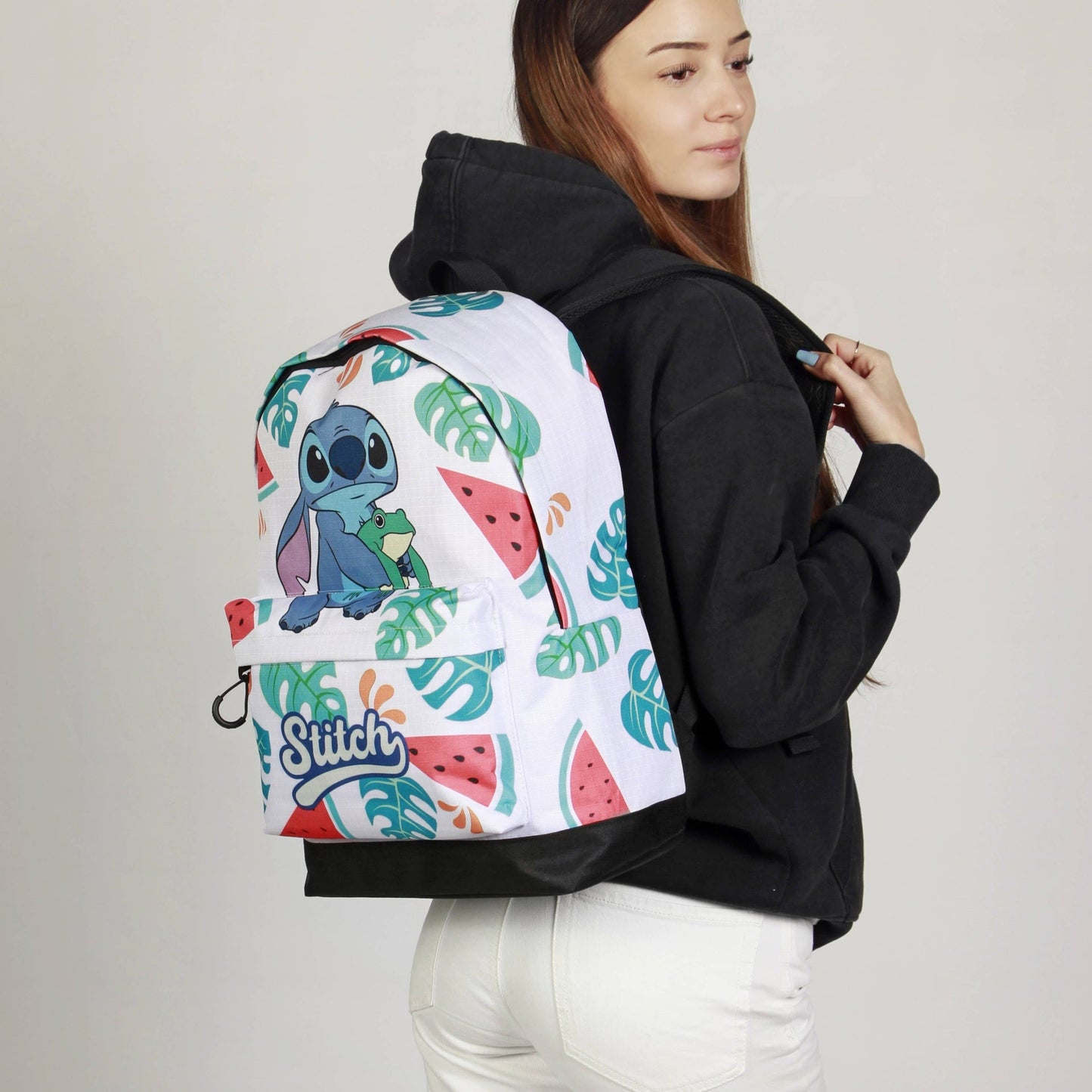 sac a dos lilo stitch stitch avec grenouille karactermania