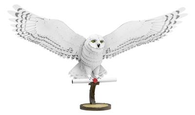 MetalEarth: PREMIUM SERIES - HARRY POTTER HEDWIG 25,65x8,38x14,22cm, maquette 3D en métal avec 2.5 feuilles, en boîte 13,5x22x2cm, 14+