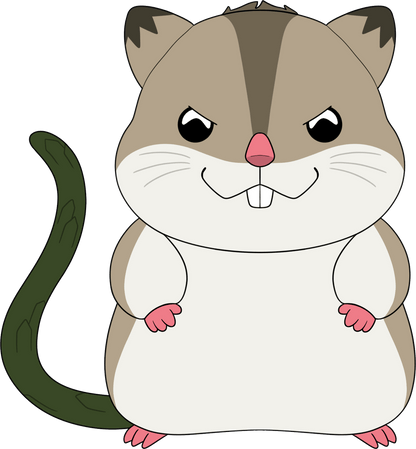 Hamusuke-Plüschtier (23 cm)