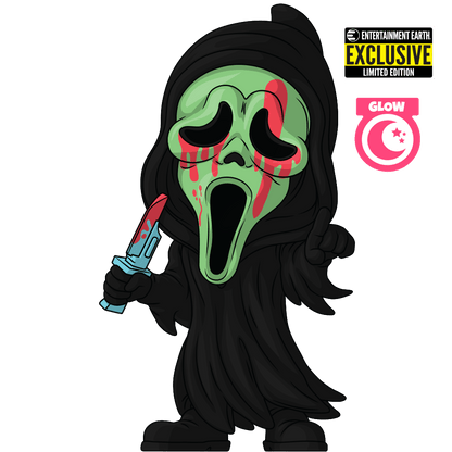 Im Dunkeln leuchtendes Ghost Face