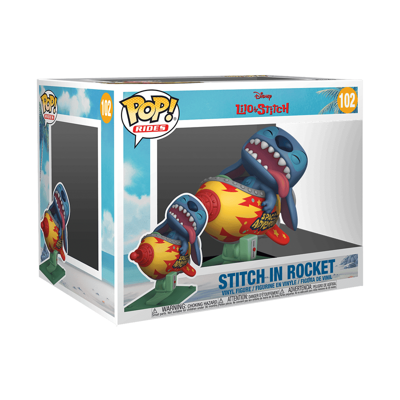 Pop! Rides Stitch in Rakete