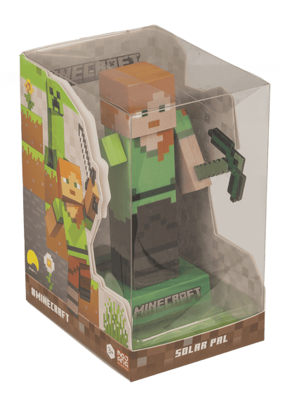 Figurine solaire – Minecraft - Alex – vue 2