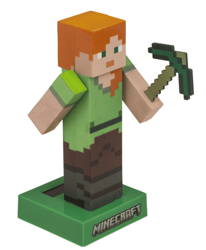 Figurine solaire – Minecraft - Alex – vue 4