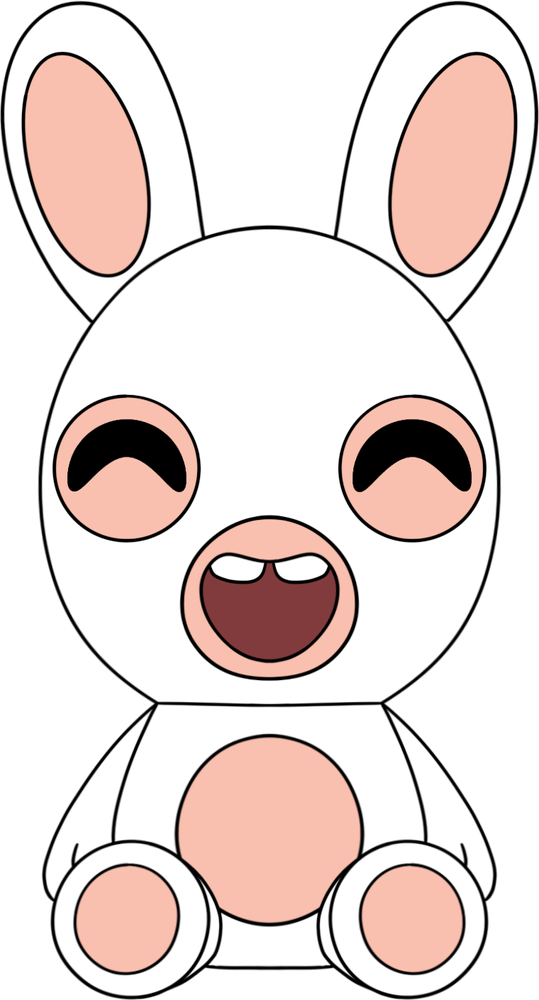 Rabbids Plüschfigur (23 cm)