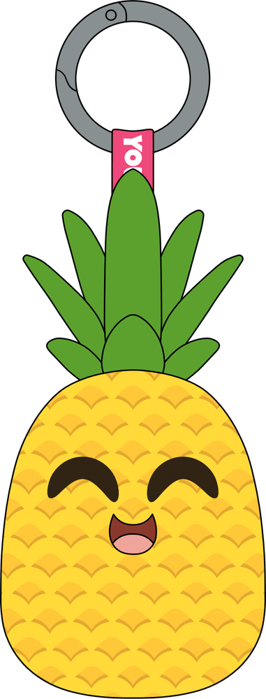 Herr Ananas Schlüsselanhänger (12,7 cm)