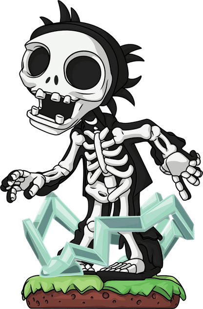 Elektrifizierter Zombie