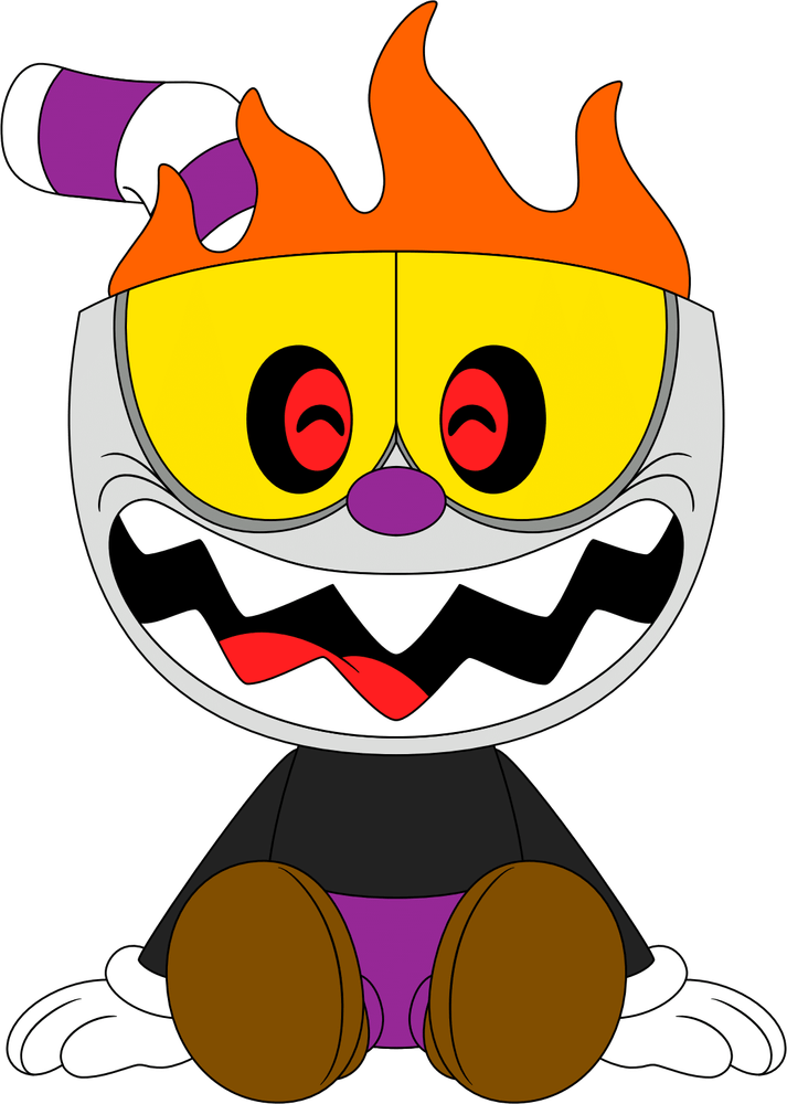 Evil Cuphead Plush (9in)