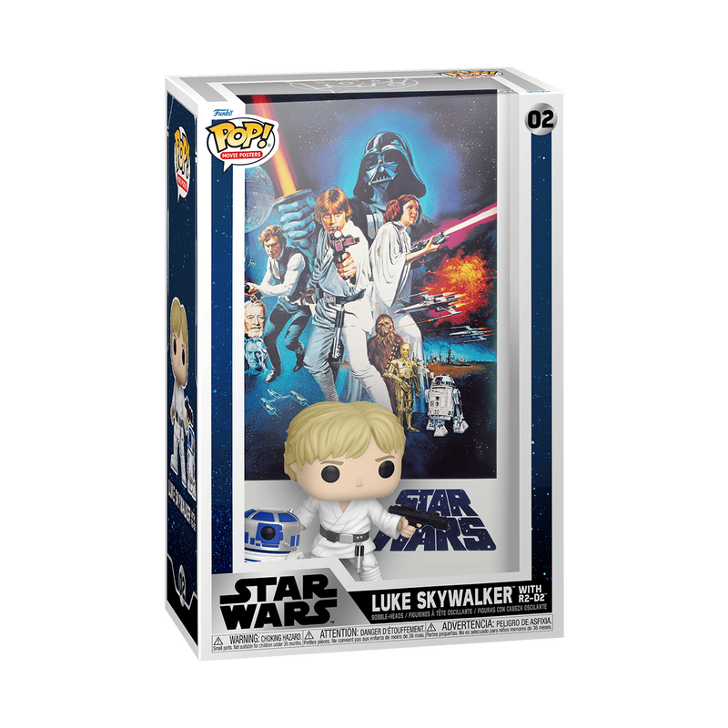 Luke Skywalker mit R2-D2 – Pop! Filmplakate