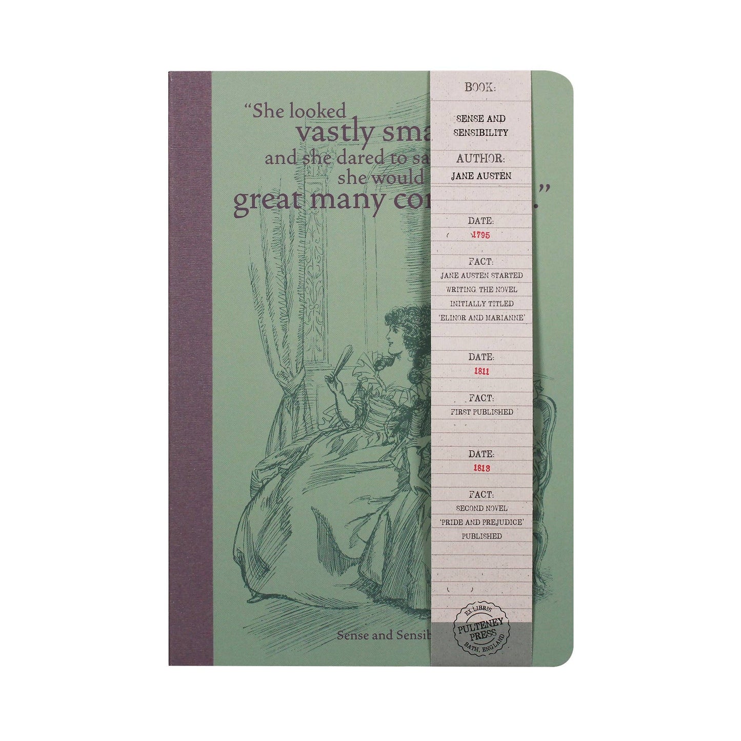 Flexibles A5 Notizbuch Jane Austen