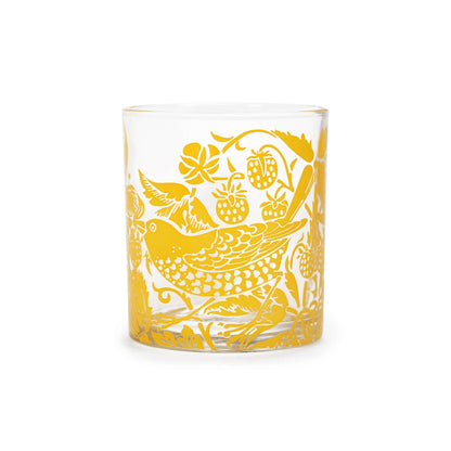 William Morris Glass Tumbler - Yellow Quince