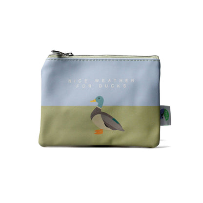 Porte-monnaie zippé Canard Colvert