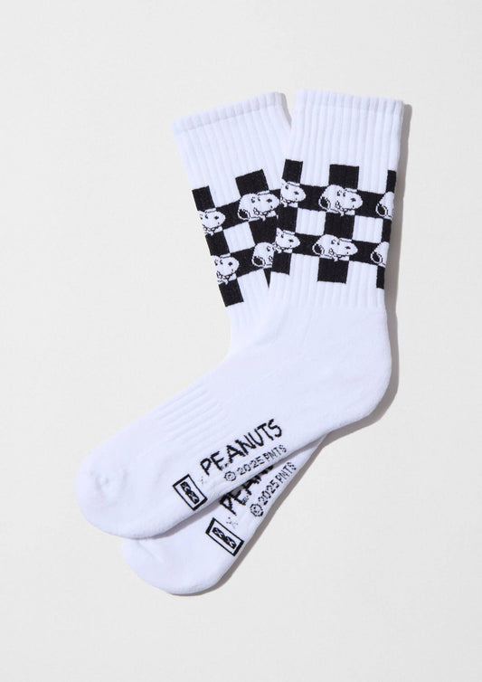 BeSnoopy Chess Street - Chaussettes 100 % Coton Bio