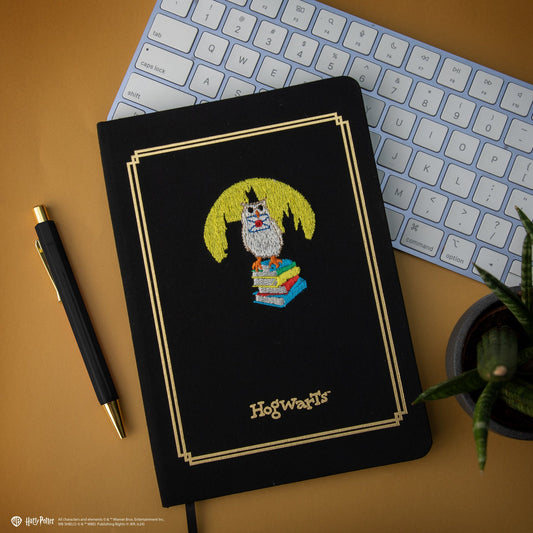 *Besticktes Notizbuch Hedwig