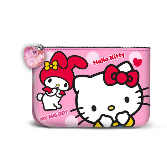 Hello Kitty Hübsches kleines quadratisches Münzportemonnaie