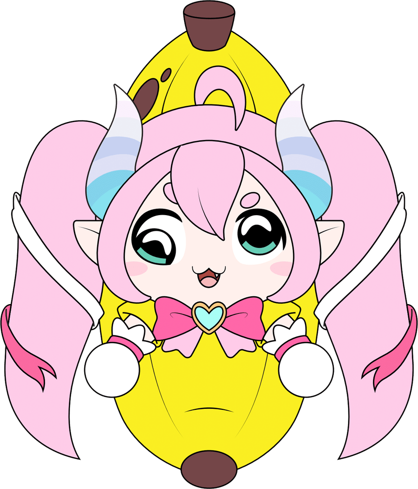 Chibidoki-Bananen-Plüschtier (23 cm)