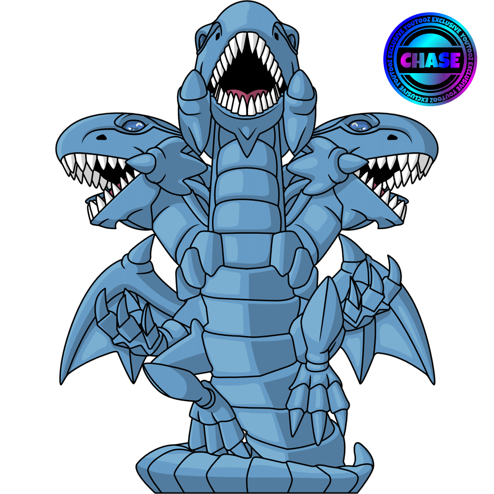 Blauäugiger ultimativer Drache
