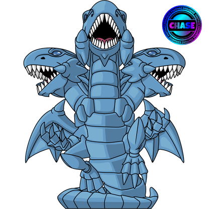Blauäugiger ultimativer Drache