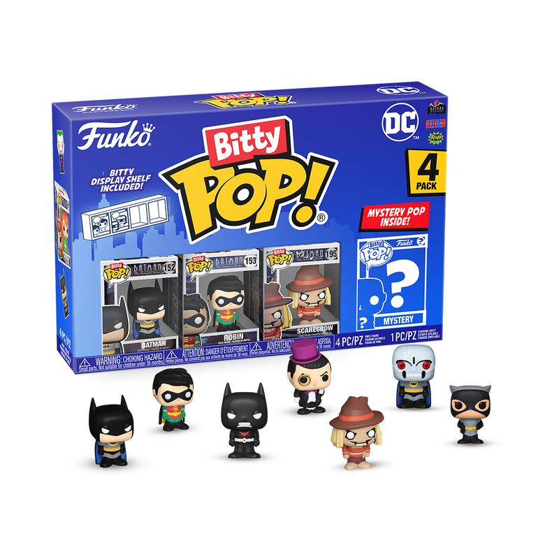bitty pop dc comics 4 pack series 1