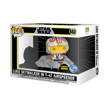 Pop! Rides Super Deluxe Luke Skywalker in T-47 Airspeeder