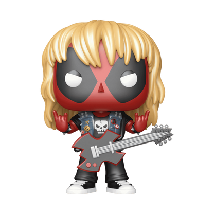 Pop! & Tee Heavy Metal Deadpool (Metallic)