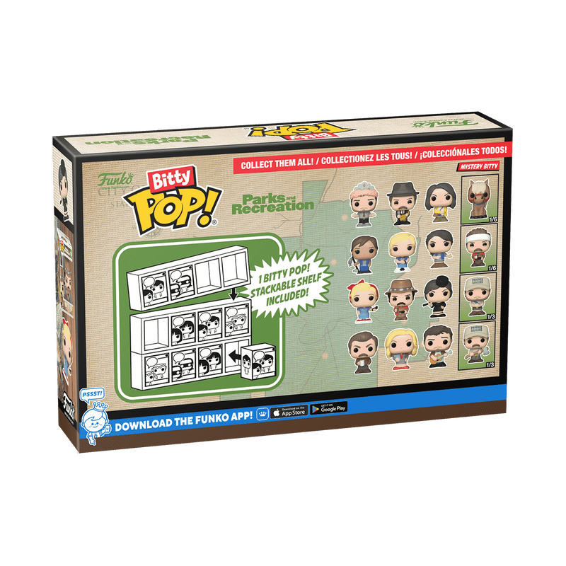 bitty pop parks and recreation 4 pack series 4