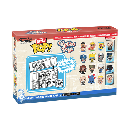 Kleines Pop! Retro Toys 4er-Pack Serie 1