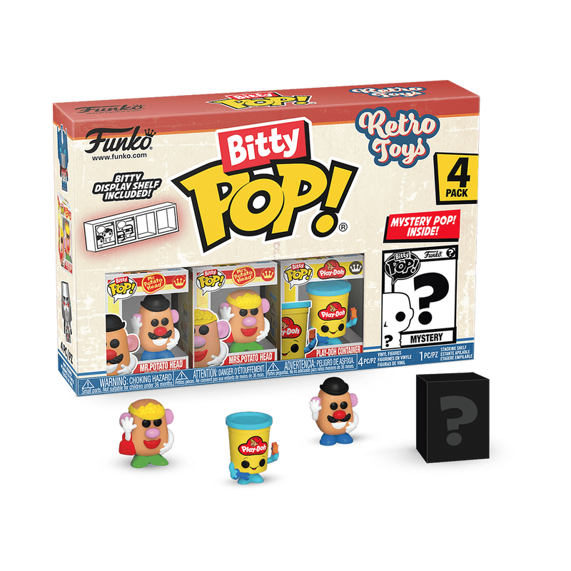 Kleines Pop! Retro Toys 4er-Pack Serie 1