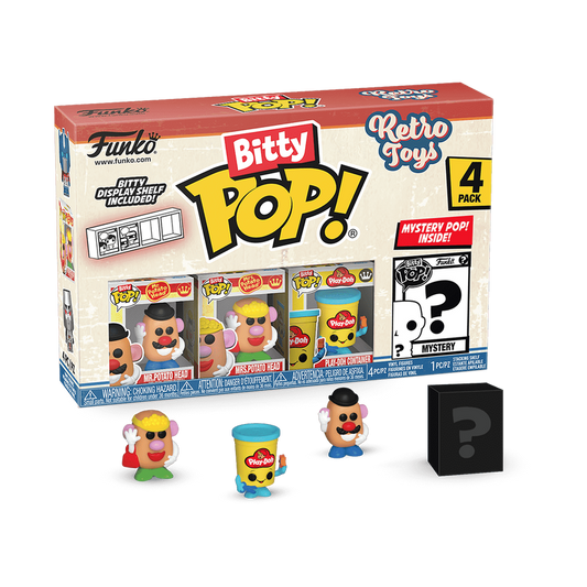 Kleines Pop! Retro Toys 4er-Pack Serie 1