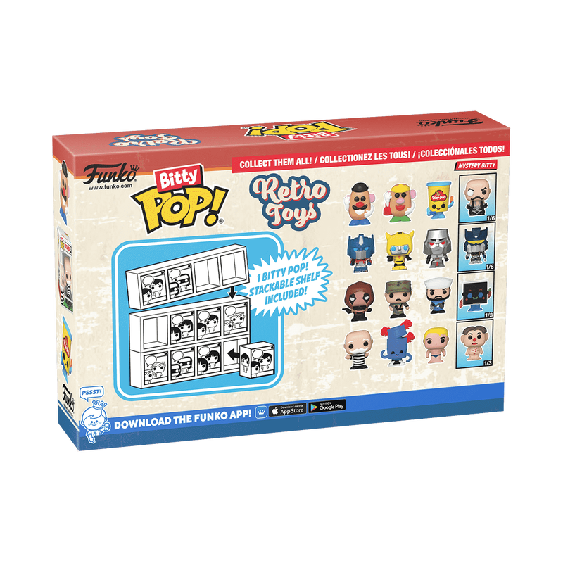 Bitty Pop! Retro Toys 4-pack Serie 2