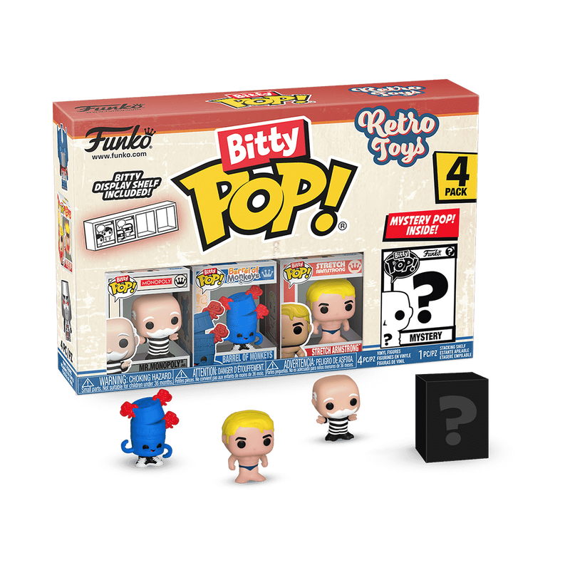 Kleines Pop! Retro Toys 4er-Pack Serie 4