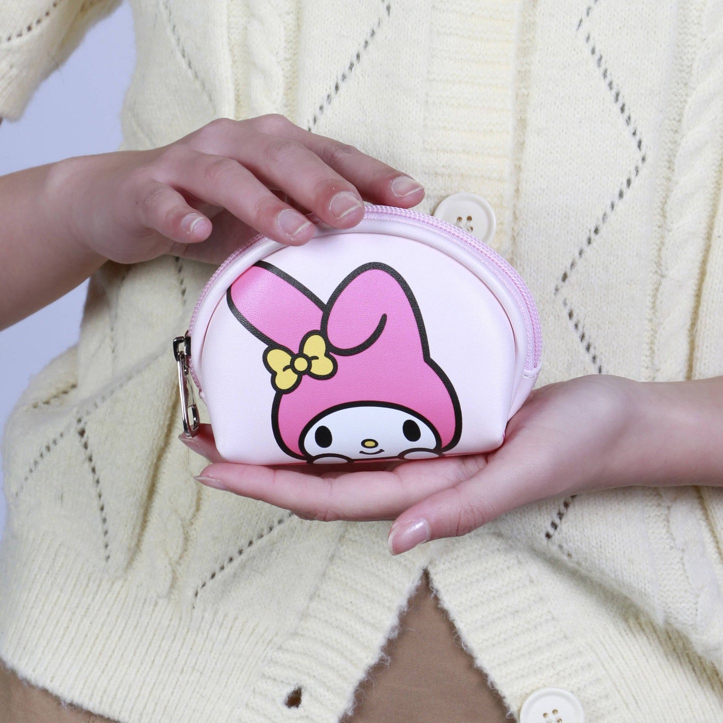 Porte-Monnaie Ovale Casual Hello Kitty « My Melody »