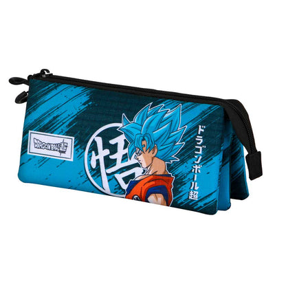 Federmappe Dreifach Dragon Ball „Saiyajin Blau“