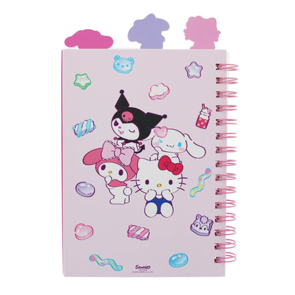 Hello Kitty Glitzer-Notizbuch - Süßigkeiten